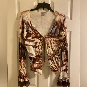 Abstract Beaded Sweater